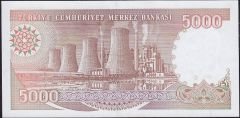 7.Emisyon 4.Tertip 5000 Lira G04 800666 Çil