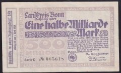 ALMANYA 500 MILYON MARK 1924 ÇOK TEMİZ +
