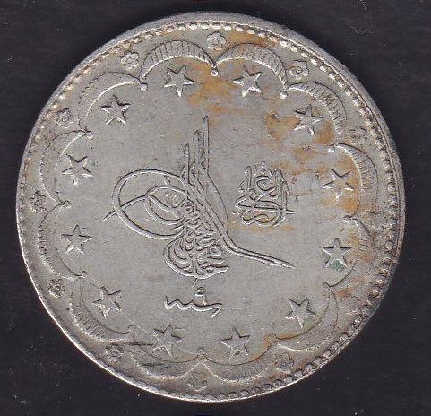1327/9 Reşat 20 Kuruş Gümüş