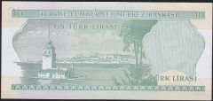 6.Emisyon 2.Tertip 10 Lira L54 039586 Çil