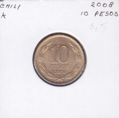 Şili 10 Pesos 2008