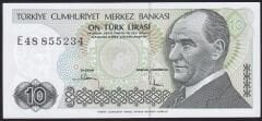7.Emisyon 2.Tertip 10 Lira E48 855234 Çilaltı