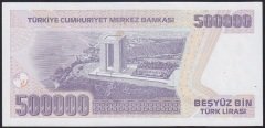 7.EMİSYON 4.TERTİP 500000 LİRA I62 502175 ÇİL