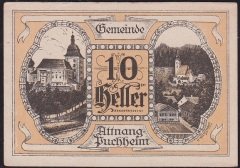 Avusturya 10 Heller Notgeld 1920 Çil