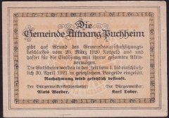 Avusturya 10 Heller Notgeld 1920 Çil