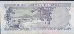 6.Emisyon 2.Tertip 5 Lira L02 288312 Çok Temiz +