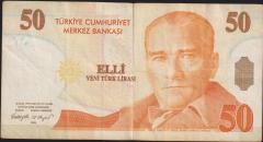 8.Emisyon 50 YTL C39 727931 Çok Temiz