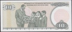 7.Emisyon 2.Tertip 10 Lira D81 557367 Çilaltı