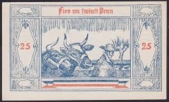 ALMANYA 25 PFENNİNG NOTGELD 1921 ÇİL