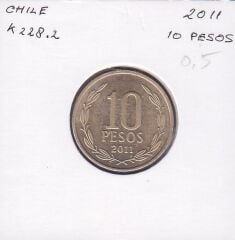 Şili 10 Pesos 2011