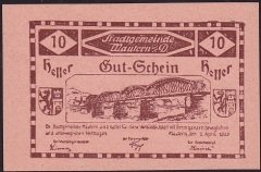 Avusturya 10 Heller Notgeld 1920 Çil