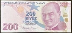 9.Emisyon 8.Tertip 200 Lira H077 773300 Çil