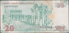 8.Emisyon 20 YTL D89 977212 Çok Temiz