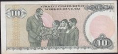 7.Emisyon 2.Tertip 10 Lira D77 404126 Çok Temiz +