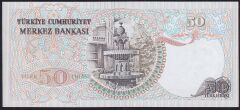 6.Emisyon 2.Tertip 50 Lira J15 782605 Çilaltı