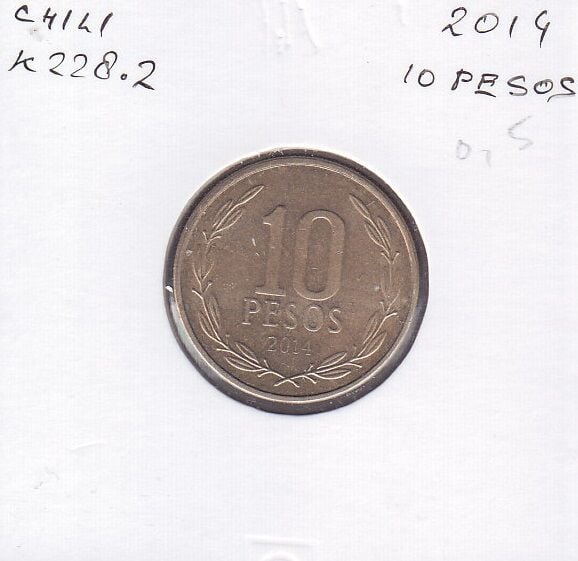 Şili 10 Pesos 2014