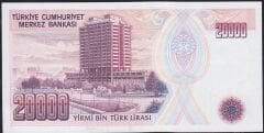 7.Emisyon 1.Tertip 20000 Lira E63 779130 Çilaltı Çil