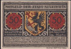 Almanya 50 Pfennig Notgeld 1921 Çil