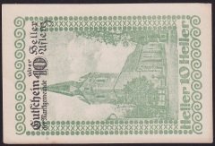 Avusturya 10 Heller Notgeld 1920 Çil