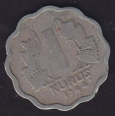 1944 YILI 1 KURUŞ eski para mezat