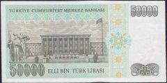 7.Emisyon 2.Tertip 50000 Lira K88 499983 Çilaltı Çil