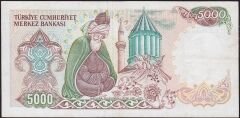 7.Emisyon 3.Tertip 5000 Lira F12 333153 Çok Temiz+