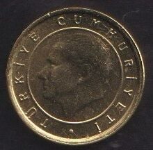 2007 Yılı 1 Yeni Kuruş Çil