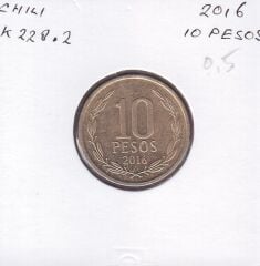 Şili 10 Pesos 2016