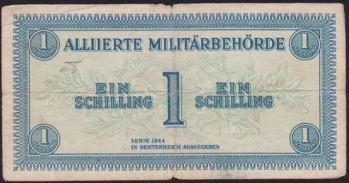 Avusturya 1 Şiling 1944 Temiz