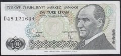 7.Emisyon 2.Tertip 10 Lira D48 121644 Çil