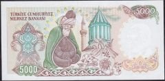 7.Emisyon 3.Tertip 5000 Lira F11 462097 Çil