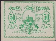 AVUSTURYA 50 HELLER NOTGELD 1920 ÇİL