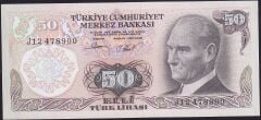 6.Emisyon 2.Tertip 50 Lira J12 478900 Çil