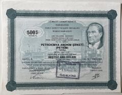 PETKİM Hisse Senedi 500 ABD Doları