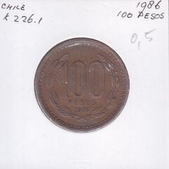 Şili 100 Pesos 1986