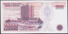 7.Emisyon 1.Tertip 20000 Lira E55 533388 Çil