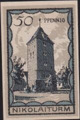 Almanya 50 Pfennig Notgeld 1921 Çil