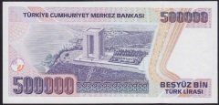 7.EMİSYON 3.TERTİP 500000 LİRA E83 375472 ÇİL