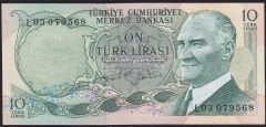 6.Emisyon 2.Tertip 10 Lira L03 079568 Çilaltı Çil