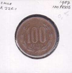 Şili 100 Pesos 1987