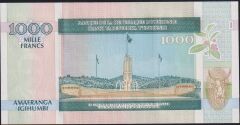 Burundi 1000 Frank 2009 Çil Pick 46 ( 666 )