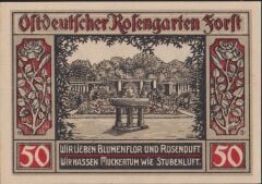 Almanya 50 Pfennig Notgeld 1921 Çil