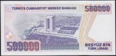 7.EMİSYON 1.TERTİP 500000 LİRA B83 219253 ÇİL