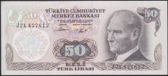 6.Emisyon 2.Tertip 50 Lira J21 427612 Çilaltı Çil