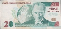8.Emisyon 20 YTL B59 209167 Çok Temiz
