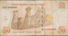 8.Emisyon 50 YTL C03 280068 Temiz