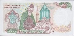 7.Emisyon 3.Tertip 5000 Lira E74 289616 Çil