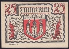 ALMANYA 25 PFENNİNG NOTGELD 1920 ÇİL
