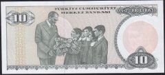 7.Emisyon 2.Tertip 10 Lira E37 283874 Çil