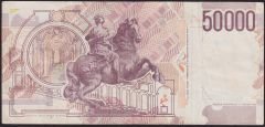 İtalya 50000 Lire 1992 Çok Temiz+